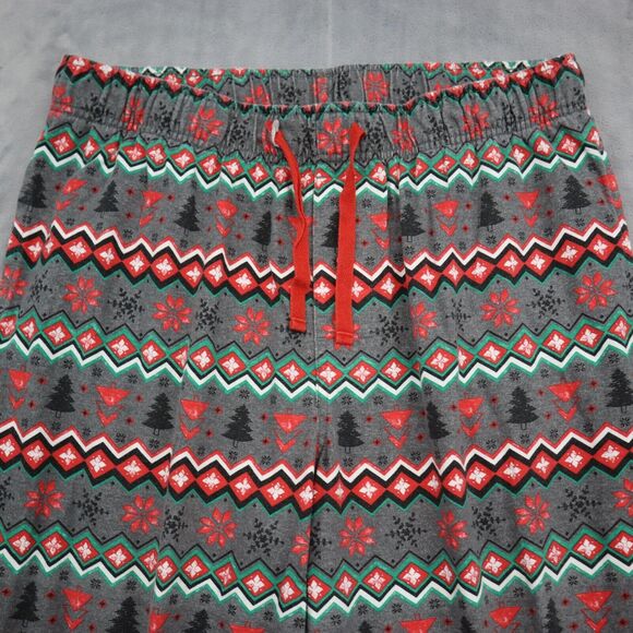 Wondershop Pants Womens L Multicolor Fair Isle Pocket Drawstring Knit Pajama - Picture 6 of 16